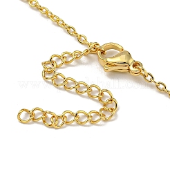 Brass Micro Pave Clear Cubic Zirconia Peach Heart Pendant Necklaces for Women&nbsp;LS-NJEW-Q346-02G-02