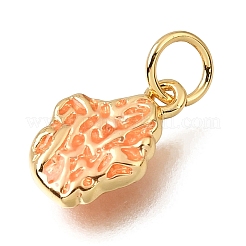 Brass Enamel Pendants&nbsp;KK-G605-16G