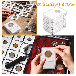40Pcs PP Commemorative Coin Collection Box&nbsp;AJEW-DL0001-04