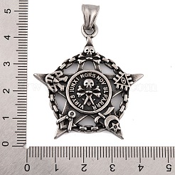 304 Stainless Steel Pendants&nbsp;STAS-K283-14AS