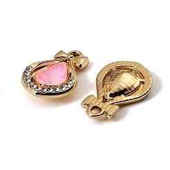 UV Plating Alloy Glass Pendants&nbsp;FIND-K032-12G