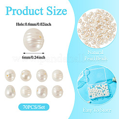 70Pcs Natural Cultured Freshwater Pearl Beads&nbsp;PEAR-TA0001-54