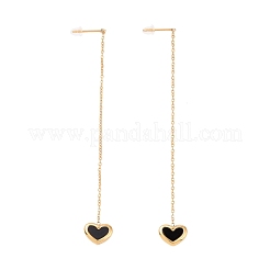 PVD Vacuum Plating 304 Stainless Steel Stud Earrings for Women&nbsp;STAS-D188-09G