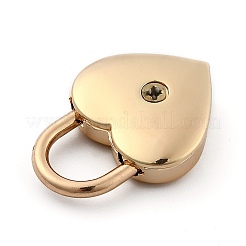 Heart Shaped Zinc Alloy Padlock&nbsp;PALLOY-B025-01LG