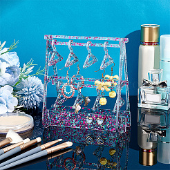 1 Set Transparent Acrylic Earring Display Stands&nbsp;EDIS-PH0001-22