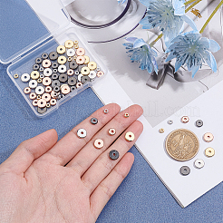 80Pcs 8 Styles Brass Spacer Beads&nbsp;KK-AR0002-23
