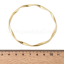 Twisted 304 Stainless Steel Bangles for Women&nbsp;BJEW-D408-06G