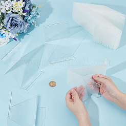 20Pcs Transparent Acrylic Book Photo Frame Holder&nbsp;AJEW-WA0003-16