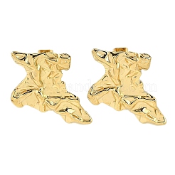 304 Stainless Steel Stud Earrings For Women&nbsp;EJEW-B113-01G-02