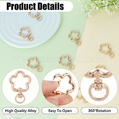 24Pcs Alloy Swivel Clasps&nbsp;FIND-SC0017-49A