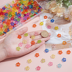 300Pcs Transparent Acrylic Bead Frame&nbsp;MACR-UN0001-03