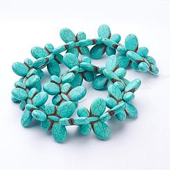 Synthetic Howlite Beads Strands&nbsp;G-E020-15