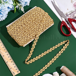 Filigree Polyester Lace Ribbon&nbsp;OCOR-WH0078-28A