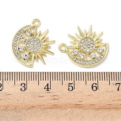 Alloy Rhinestone Pendants&nbsp;PALLOY-P314-04G
