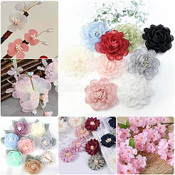 Cotton with Gypsum Artificial Flower Core for Hairpin Accessories&nbsp;DIY-WH20001-21B