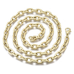 Iron Cable Chains Necklace Making&nbsp;MAK-N034-003A-MG