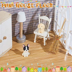 40Pcs 2 Sets Mini Wood Floor Sticker&nbsp;DIY-GA0008-39