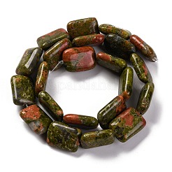 Natural Unakite Beads Strands&nbsp;G-T047-B27-01