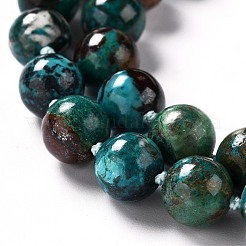 Natural Chrysocolla Beads Strands&nbsp;G-G010-16