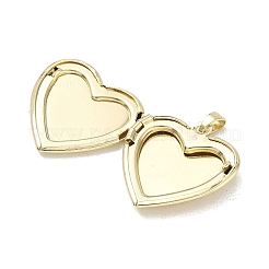 Printed Brass Locket Pendants&nbsp;KK-CBA9B3D-01G-03