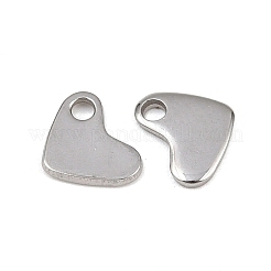 Tarnish Resistant 304 Stainless Steel Stamping Blank Tag Pendants&nbsp;STAS-Q024-1