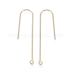 Brass Earring Hooks&nbsp;X-KK-N231-53-NF