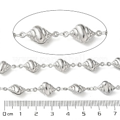 304 Stainless Steel Conch Link Chains&nbsp;CHS-Z004-02P