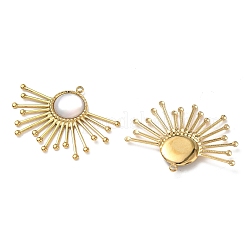 Natural Freshwater Shell Pendants&nbsp;STAS-G397-04G-01