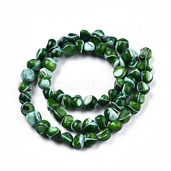 Natural Trochid Shell/Trochus Shell Beads Strands&nbsp;SSHEL-N032-48-A04