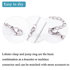 304 Stainless Steel Lobster Claw Clasps&nbsp;STAS-PH0019-51P