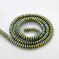 Electroplate Non-magnetic Synthetic Hematite Beads Strands&nbsp;G-J216C-M