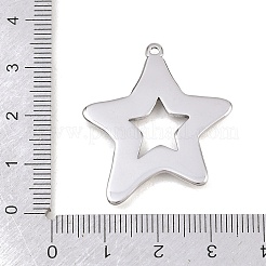 304 Stainless Steel Pendants&nbsp;STAS-B144-02P