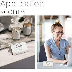 Stainless Steel Business Card Frame&nbsp;ODIS-WH0008-37LG