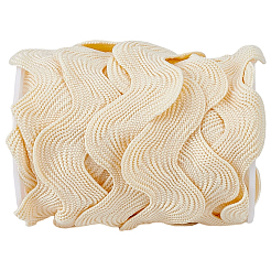 10 Yards Polyester Wave Lace Trim Ribbon&nbsp;OCOR-GF0005-96