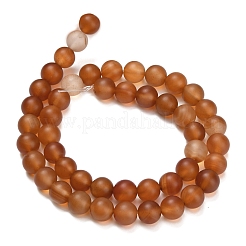 Natural Carnelian Beads Strands&nbsp;G-L642-G01-8mm
