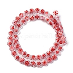 Handmade Millefiori Lampwork Beads Strands&nbsp;LAMP-G164-11L