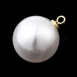 ABS Plastic Imitation Pearl Pendants&nbsp;FIND-H052-01I-04G