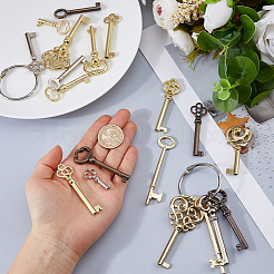 19Pcs 2 Styles Alloy Universal 19 Skeleton Key Sets&nbsp;HJEW-DC0001-39
