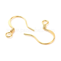 Brass Earring Hooks&nbsp;KK-F824-015A-G