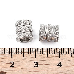 Non-Tarnish 202 Stainless Steel European Beads&nbsp;STAS-K274-06P