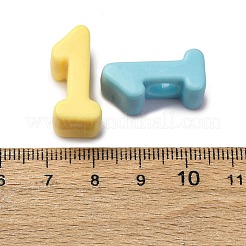Opaque Acrylic European Beads&nbsp;OACR-S072-04D