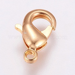 Brass Lobster Claw Clasps&nbsp;KK-G318-03G