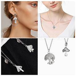 80Pcs 7 Style Tibetan Style Alloy Pendants&nbsp;FIND-GL0001-46