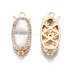 Brass Micro Pave Clear Cubic Zirconia Fishhook Clasps&nbsp;X-KK-Q278-001-NF