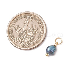 Natural Cultured Freshwater Pearl Rice Charms&nbsp;PALLOY-JF05039