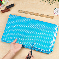 Polka Dots Pattern Cotton Fabric&nbsp;DIY-WH0750-294