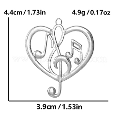 304 Stainless Steel Pendants&nbsp;PW-WG9F702-01