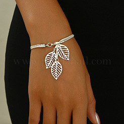 Alloy Snake Chain Multi-strand Bracelets&nbsp;WG47F91-02