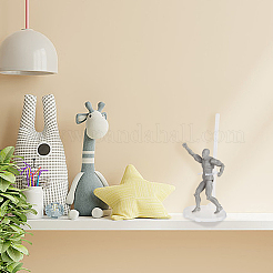 Plastic Assembled Doll Holders&nbsp;ODIS-WH0025-175