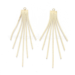 Brass Chain Tassel Big Pendants&nbsp;KK-N231-110G-NF